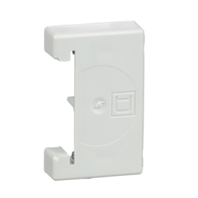 Schneider Electric DIN Rail End Clamp; for 35mm x 7.5mm or 35mm x 15mm DIN Rail; Screw Terminal; Gray